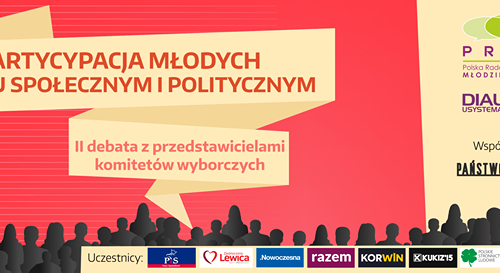 Debata z przedstawicielami komitetów wyborczych: partycypacja młodych