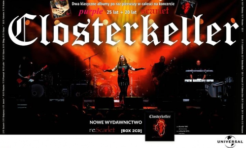 Closterkeller ("Purple" + "Scarlet" LIVE) ----> 26.11, Poznań