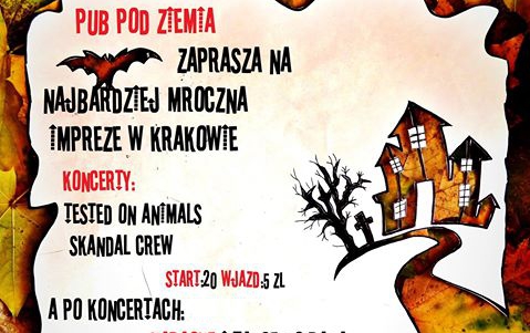 Halloween w Pubie Pod Ziemią! Najbardziej mroczna impreza w mieście!