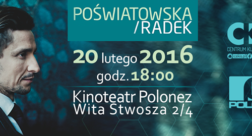 "Poświatowska/Radek" - koncert Janusza Radka