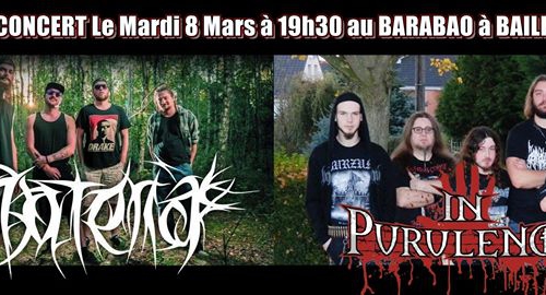 Materia (PL) + In Purulence in Le Barabao / 08.03.2016