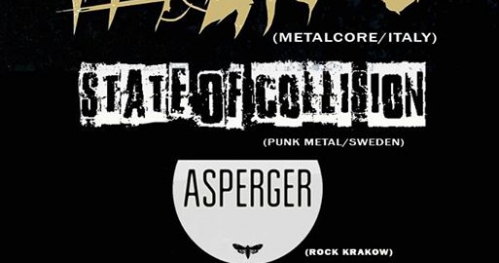 Koncert CRY EXCESS w Pub Pod Ziemia! Support: ASPERGER i STATE OF COLLISION!