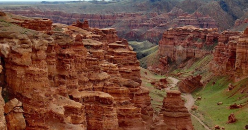 Babuszka w stepach Azji Środkowej