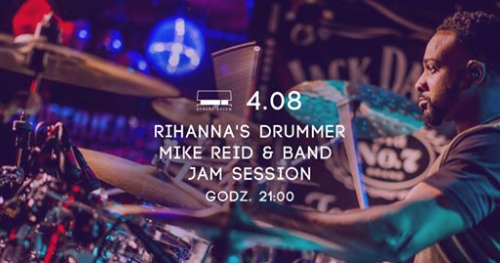 Rihanna's Drummer MIKE REID & band jam session at Syreni Śpiew 4.08