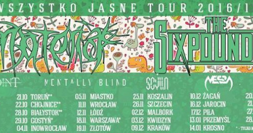 Materia / The Sixpounder + Deadpoint, Fleshcold, Earthfall - Słupsk / Motor Rock Pub - Wszystko Jasne Tour