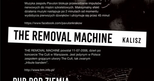 Koncert, Pavulon & The Removal Machine