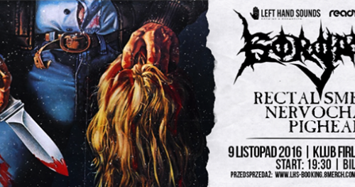 Gorgasm, Rectal Smegma, Nervochaos - 9.11. Firlej, Wro