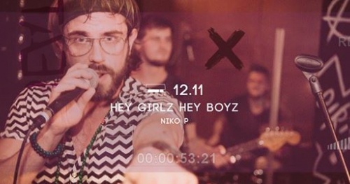 Hey Girlz Hey Boyz x Niko P //bezpłatne wejście z listy FB do 23