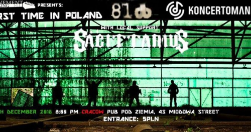 Koncert 81db [ITA] & SagittariuS [PL] w Pubie Pod Ziemią!