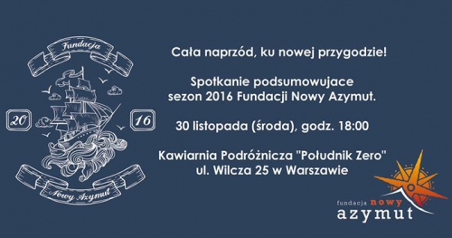 Podsumowanie sezonu 2016 Fundacja Nowy Azymut