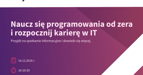 Zostań programistą od zera z SDA