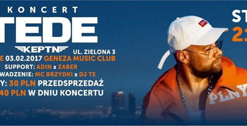 TEDE w Chojnicach - #tour_bulencje - koncert premierowy "Keptn"
