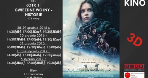 ŁOTR 1. Gwiezdne wojny-historie - w kinie Morskie Oko *premiera*