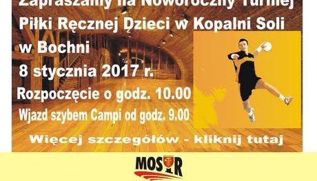 Noworoczny Turniej Piłki Ręcznej Dzieci w Kopalni Soli Bochnia