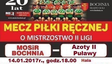 Mecz II ligi piłki ręcznej MOSiR Bochnia & Azoty II Puławy
