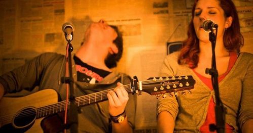 Grzesiek Hałuszczak & Julia Lachiewicz w Pubie Pod Ziemią!