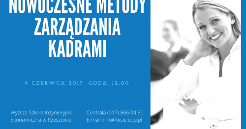 Nowoczesne metody zarządzania kadrami - Debata