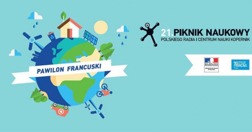 Pawilon francuski podczas 21. Pikniku Naukowego w Warszawie