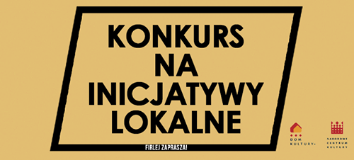 Konkurs Na Inicjatywy Lokalne