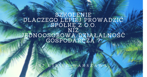 Szkolenie dla przedsiębiorców.