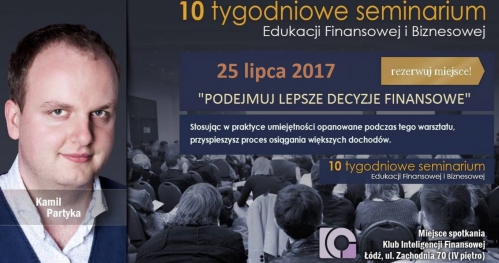 PODEJMUJ LEPSZE DECYZJE FINANSOWE - warsztat