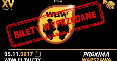 WBW 2017 • Finał XV Edycji • Freestyle Battle (WYPRZEDANE)