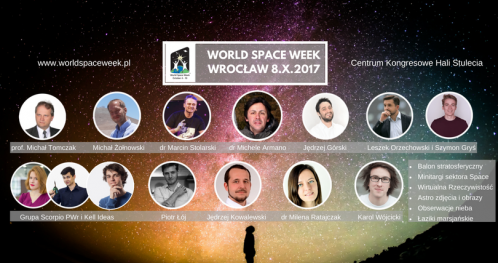 World Space Week Wrocław 2017 - całodniowa KONFERENCJA - niedziela - CK Hali Stulecia