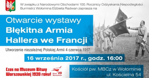 Wystawa Błękitna Armia gen. Józefa Hallera we Francji