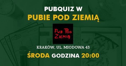 Pubquiz w Pubie Pod Ziemią!