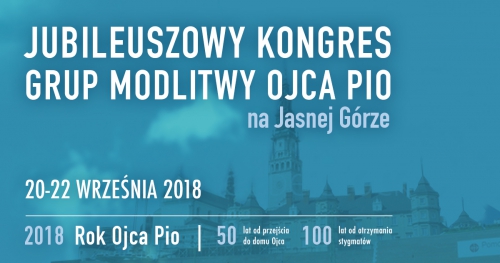 Jubileuszowy Kongres Grup Modlitwy Ojca Pio