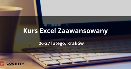 Kurs Excel Zaawansowany w Cognity - Kraków
