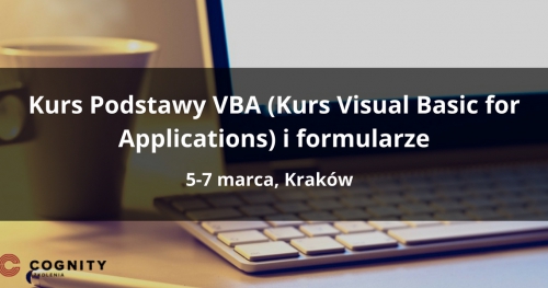 Kurs Podstawy VBA i formularze w Cognity