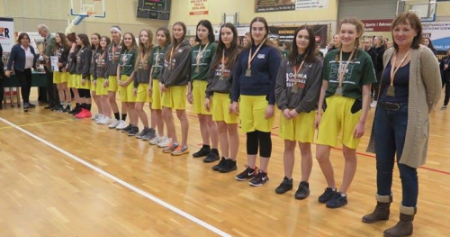 Mecz małopolskiej ligi koszykówki kadetek A, 13 kolejka