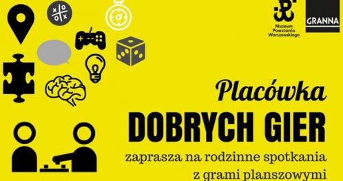 Placówka Dobrych Gier zaprasza na rodzinne spotkania z grami