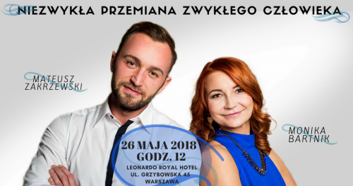 ODCHUDZANIE - NIEZWYKŁA PRZEMIANA ZWYKŁEGO CZŁOWIEKA - WARSZTATY