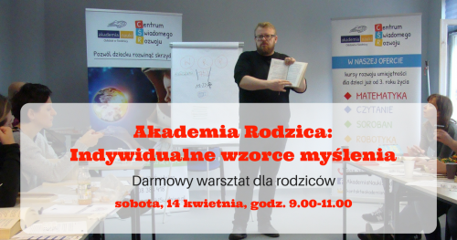 Indywidualne wzorce myślenia - darmowy warsztat dla rodziców