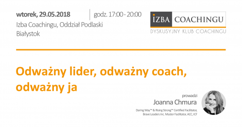 "ODWAŻNY LIDER, ODWAŻNY COACH, ODWAŻNY JA"