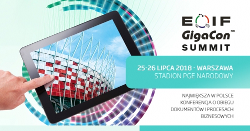 Największa w Polsce konferencja o elektronicznym obiegu informacji - Summit EOIF GigaCon