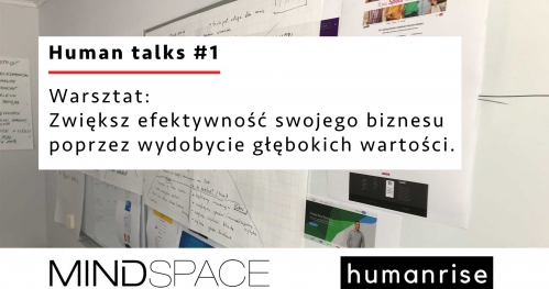 Warsztat: Zwiększ efektywność swojego biznesu poprzez wydobycie głębokich wartości.