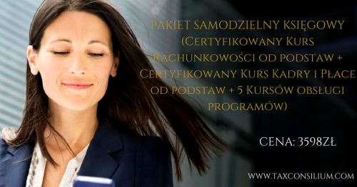 PAKIET KURSÓW "SAMODZIELNY KSIĘGOWY"