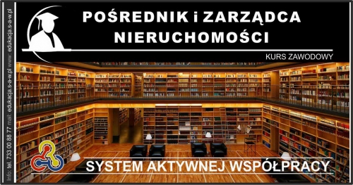 Pośrednik, Zarządca nieruchomości - Zdobądź zawód - kurs licencyjny