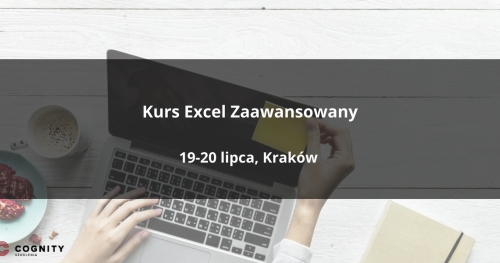 Kurs Excel Zaawansowany w Cognity - Kraków