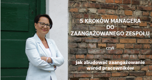 5 KROKÓW MANAGERA DO ZAANGAŻOWANEGO ZESPOŁU - Wrocław 29.08.2018 - bilety