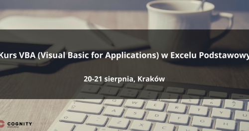 Kurs VBA (Kurs Visual Basic for Applications) w Excelu Podstawowy - Kraków