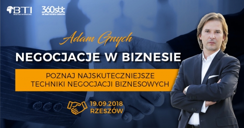 NEGOCJACEJ W BIZNESIE - POZNAJ NAJSKUTECZNIEJSZE TECHNIKI NEGOCJACJI BIZNESOWYCH