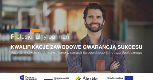 Bezpłatne szkolenie zawodowe PROFESJONALNY BARMAN z darmowym kursem języka niemieckiego