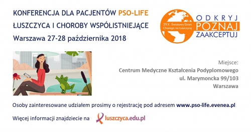 Warszawa - PSO-life - łuszczyca i choroby współistniejące