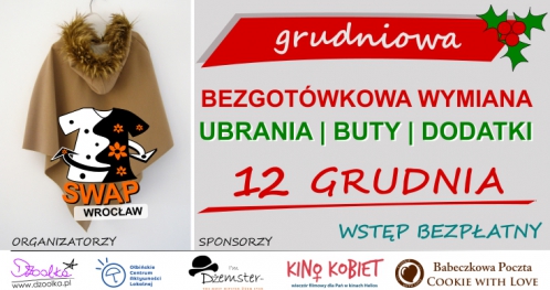 Grudniowy SWAP Wrocław, czyli bezgotówkowa wymiana ubrań