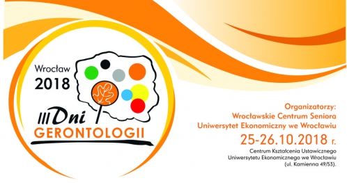 III Dni Gerontologii - Wrocław 2018