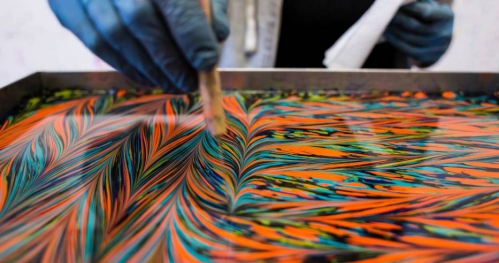 Warsztaty Malarstwa na Wodzie (EBRU) // Marbling Workshops